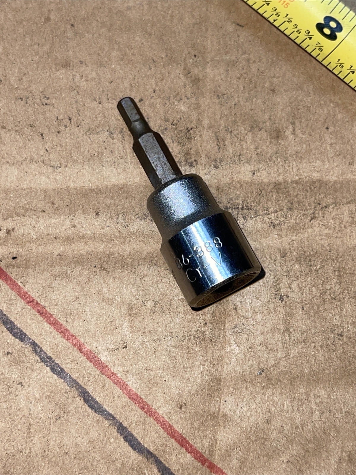 Stanley 86-388 5/32 In SAE Allen Hex Head 3/8” Drive Socket 86388