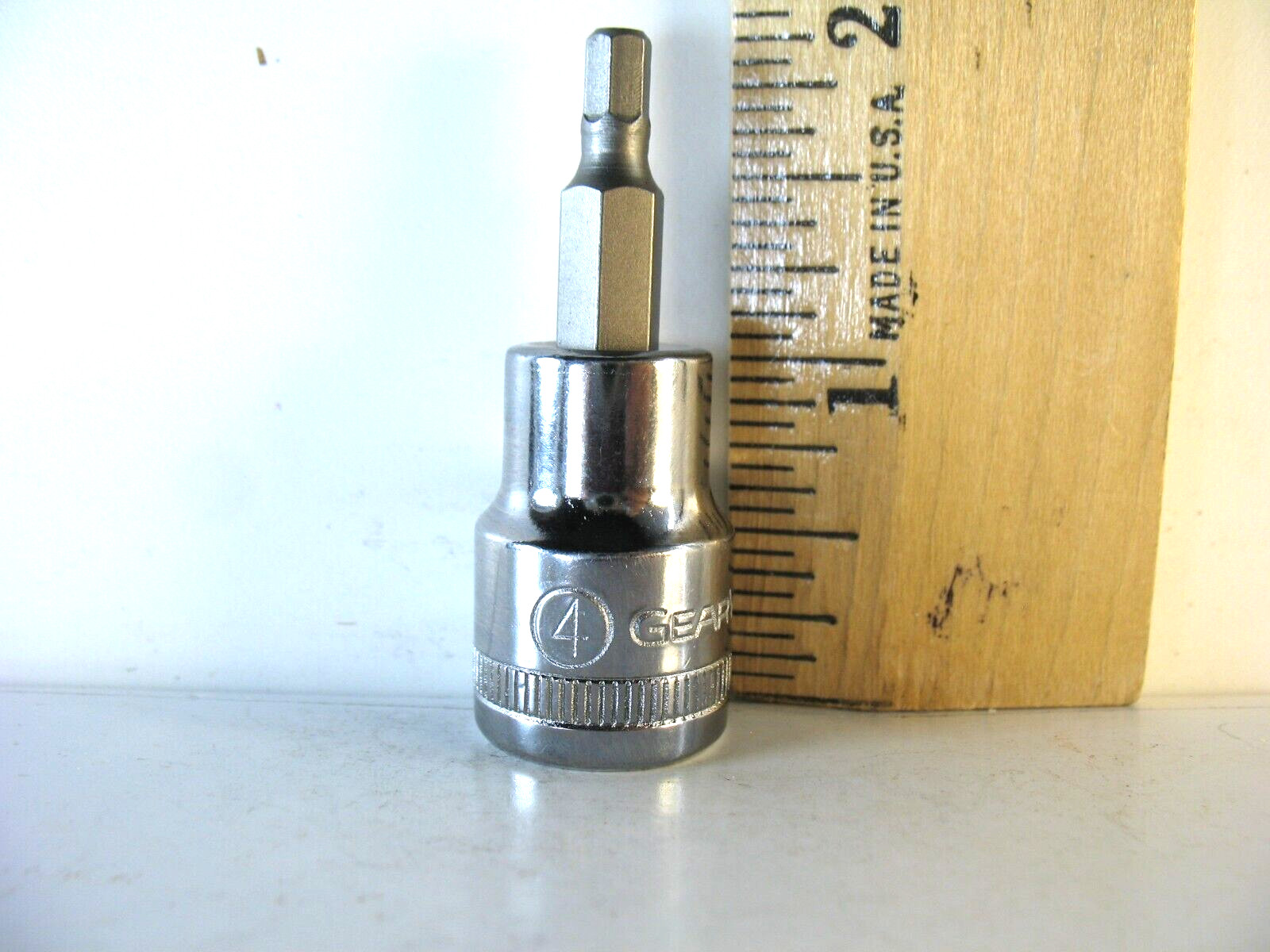 GearWrench 80425N, 3/8″ Drive Hex Bit Socket 4mm – Brand New