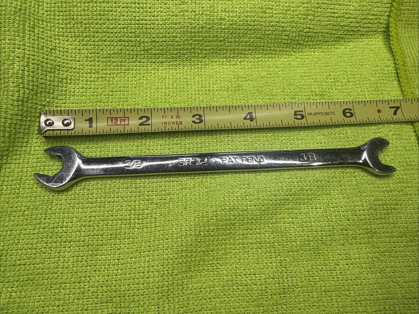 Snap on Tools Flank Drive Open End Speed Wrench 3/8 USA made