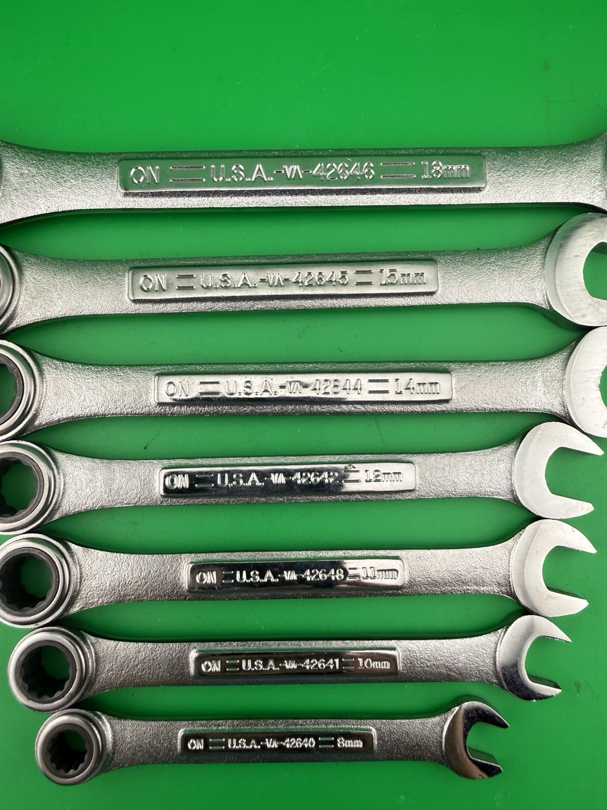 Sears Craftsman Metric Ratcheting Combination Wrench Set