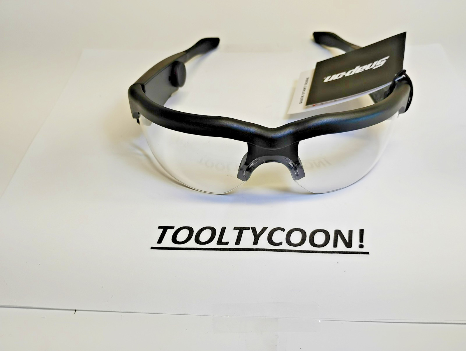 Snap-On Tools NEW BLACK BLUETOOTH Safety Glasses SOSGBTBLK