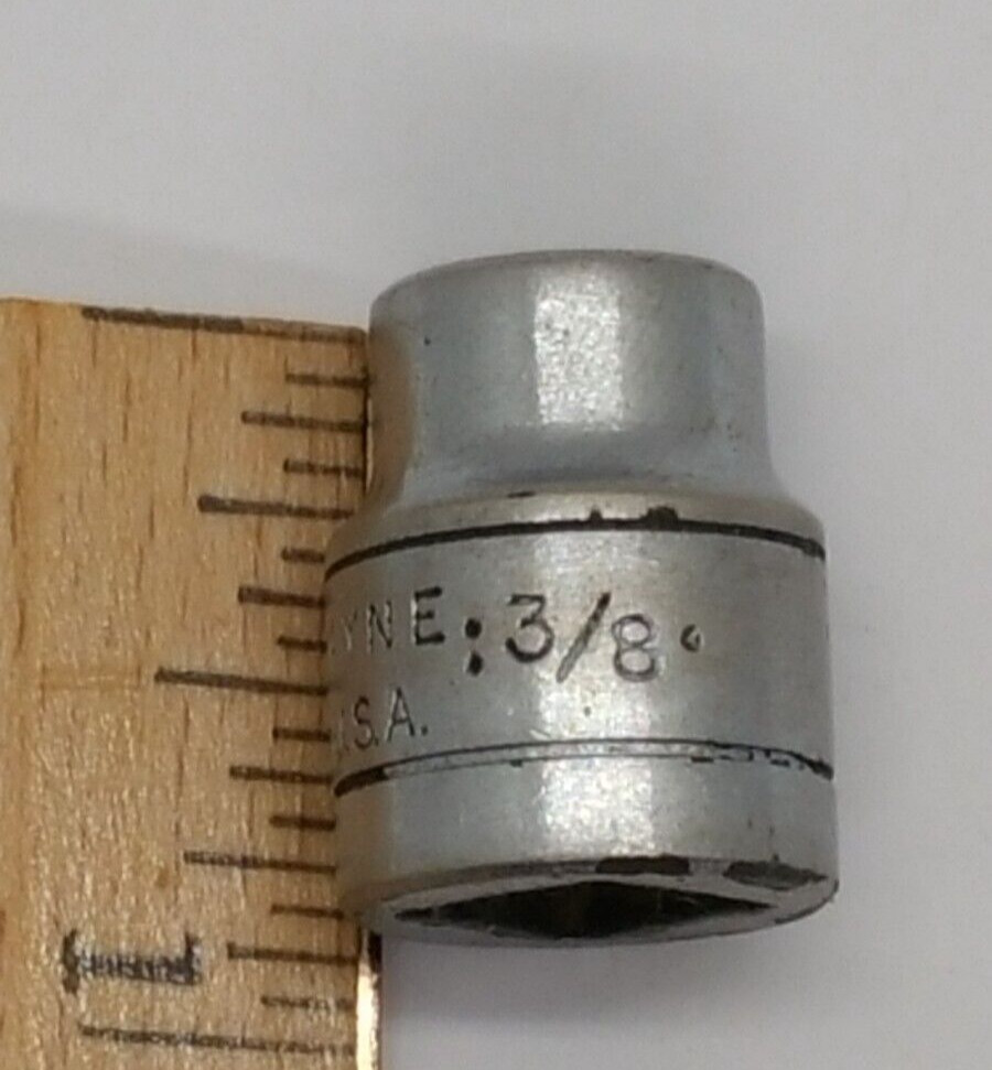 SK Wayne 3/8″ Drive 6 Point 3/8in. Shallow SAE Socket 45112 USA S574