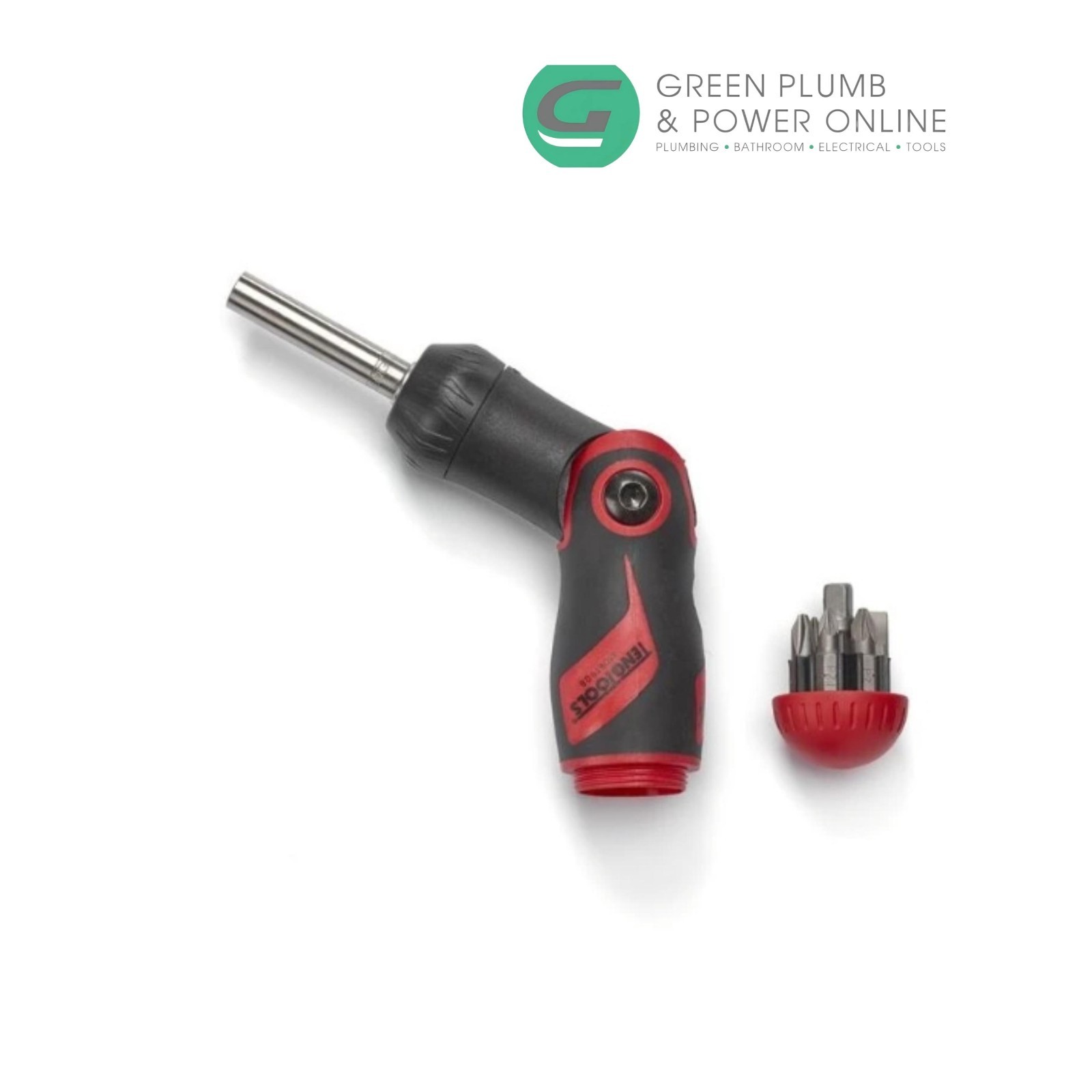 Teng Tools 1/4″ Ratcheting Angled Bits Driver Set 72 Teeth Precision Set