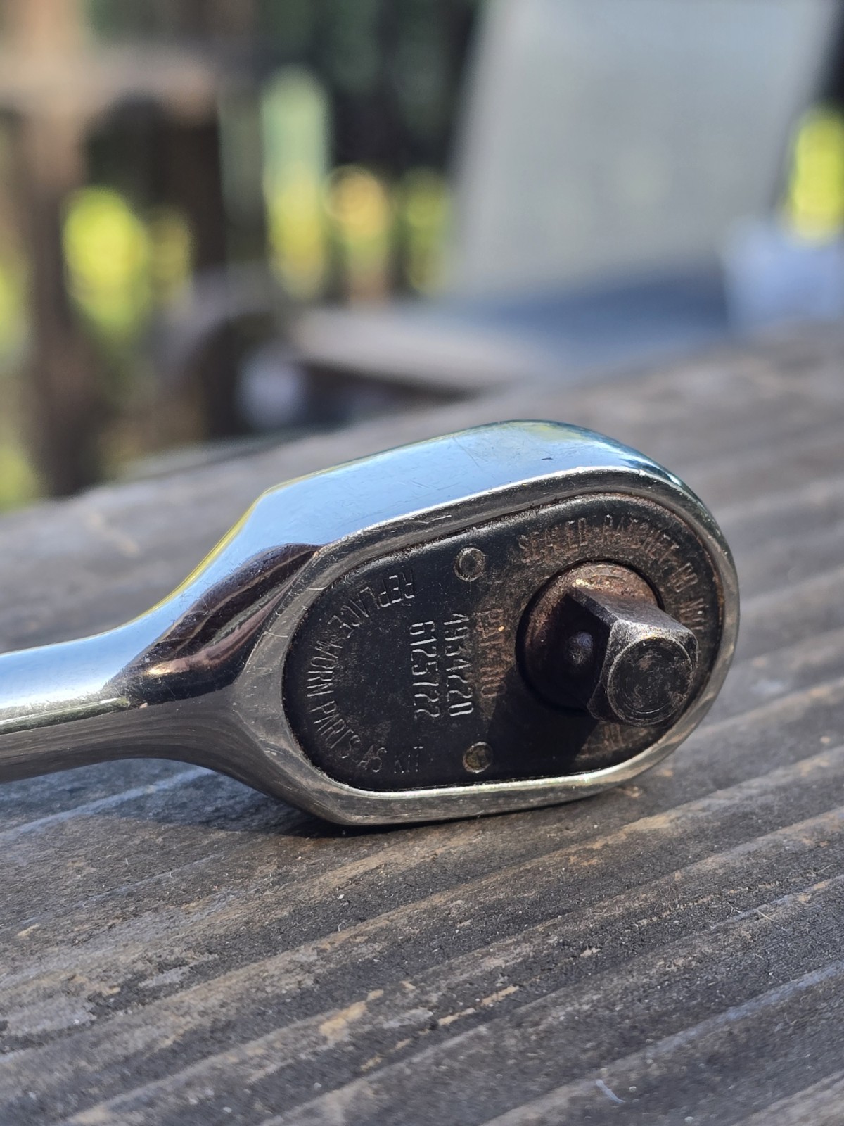 SNAP-ON T936 1/4» DRIVE RATCHET 4 1/2» LONG USA 2001