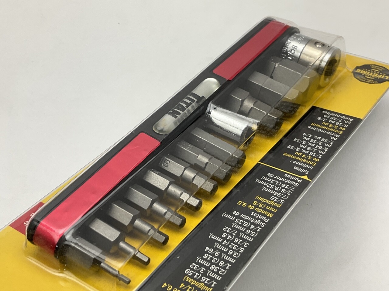 Titan 16111 SAE Hex Bit Set With Bit Holder (13 Pieces)