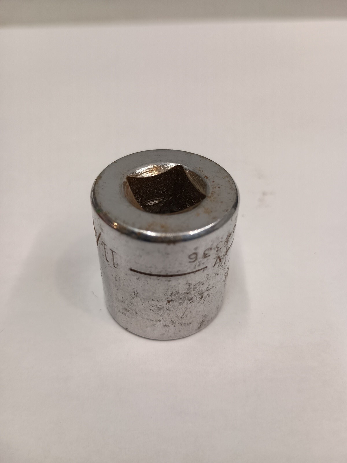 Craftsman -V- 11/16″ 12 Point Shallow Chrome Socket 3/8″ Drive 44336 USA