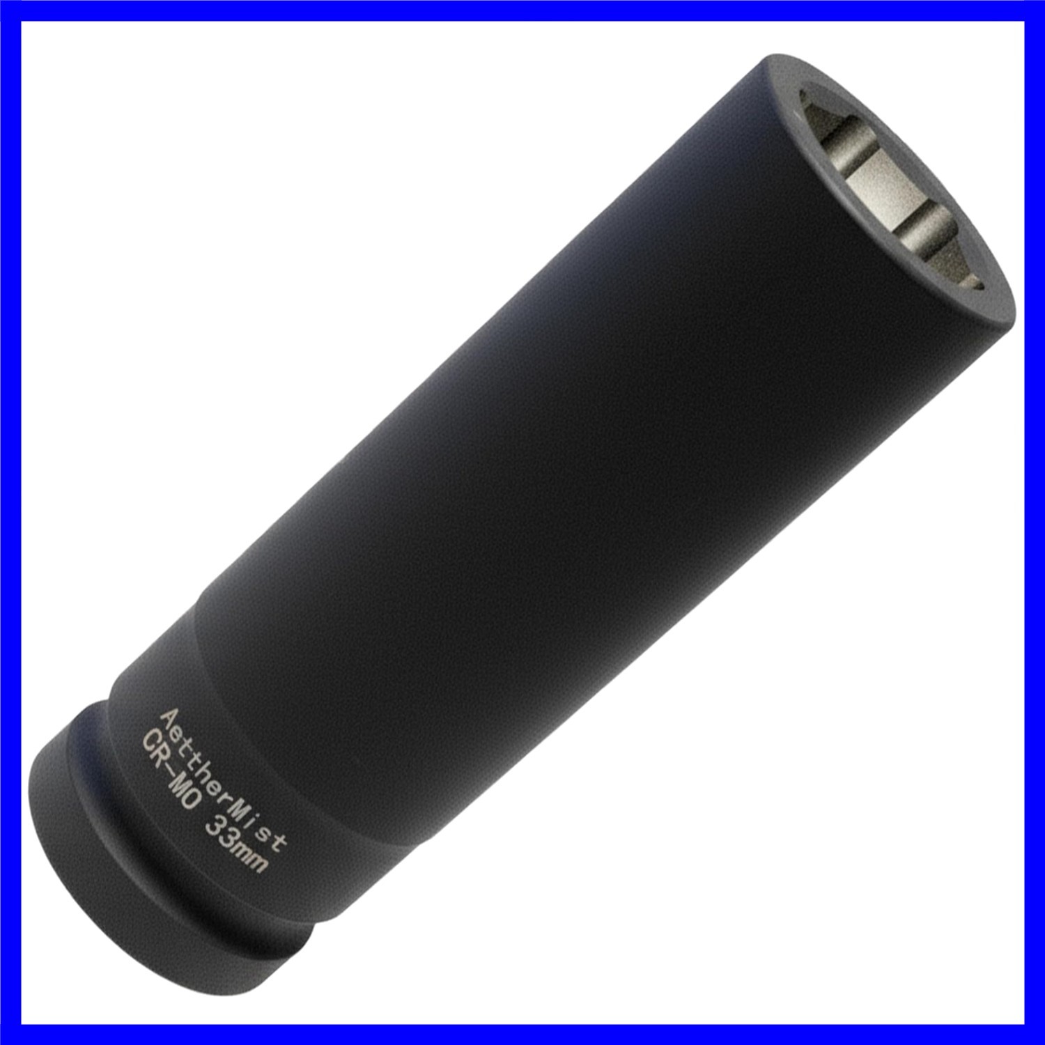 1 Inch Driver 33mm Extra Deep Impact Socket, 6.3 inch Length Deep Axle Nut So…