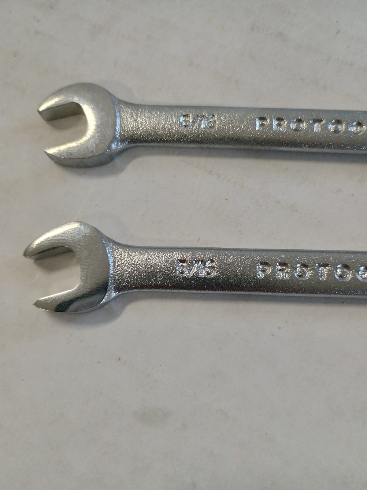 1/4″ , 5/16″ Combination Wrench Proto Professional SAE Satin J3018 Lot of 2 USA