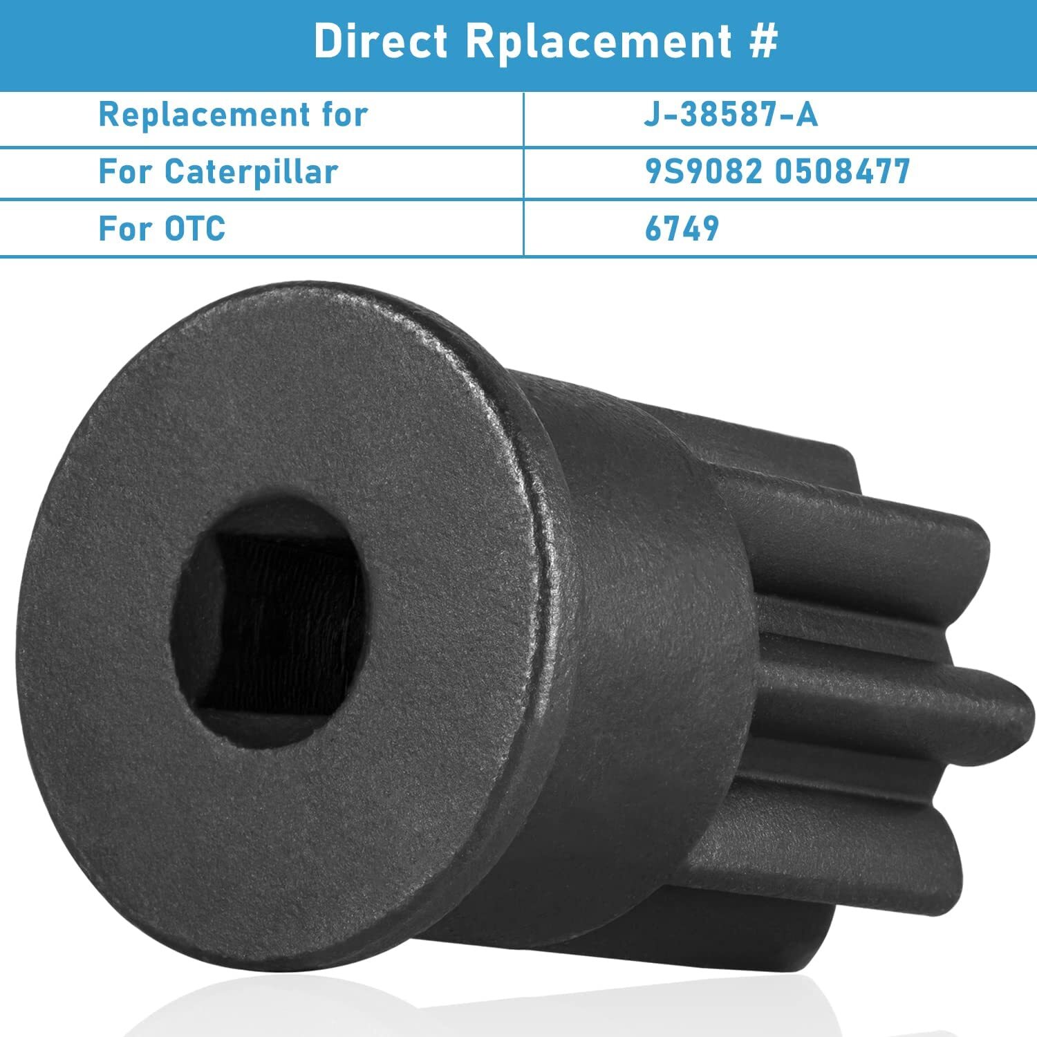 J-38587-A Engine Barring Socket Turning Tool For CAT 3200 3406,EUI/MUI,Mack E-7