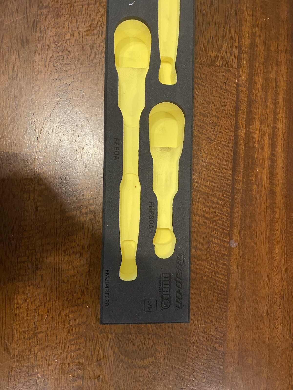 Snapon 3/8 Ratchet HI-VIZ Holds FLLF80, FLF80A, FKF80A, FF80A Ratchets