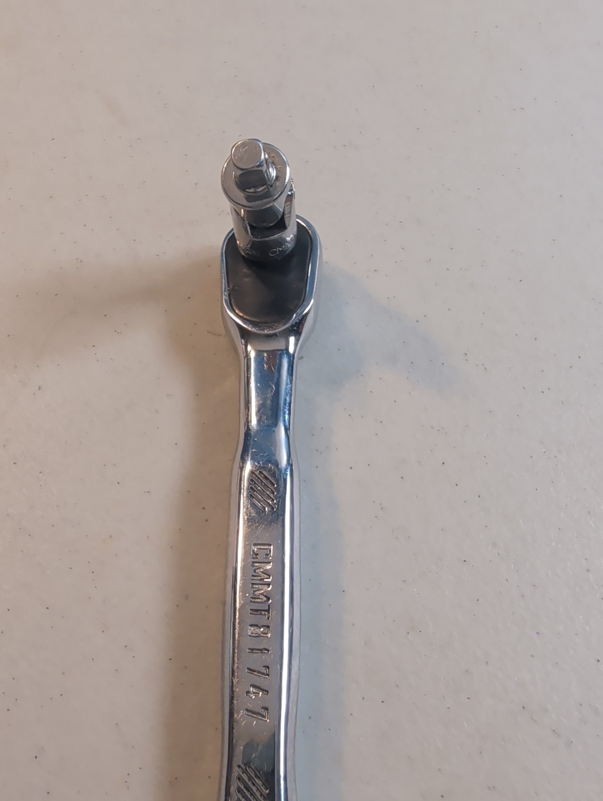 Craftsman 1/4″ Quick Release Ratchet Polished Chrome CMMT81747 + Swivel Adapter