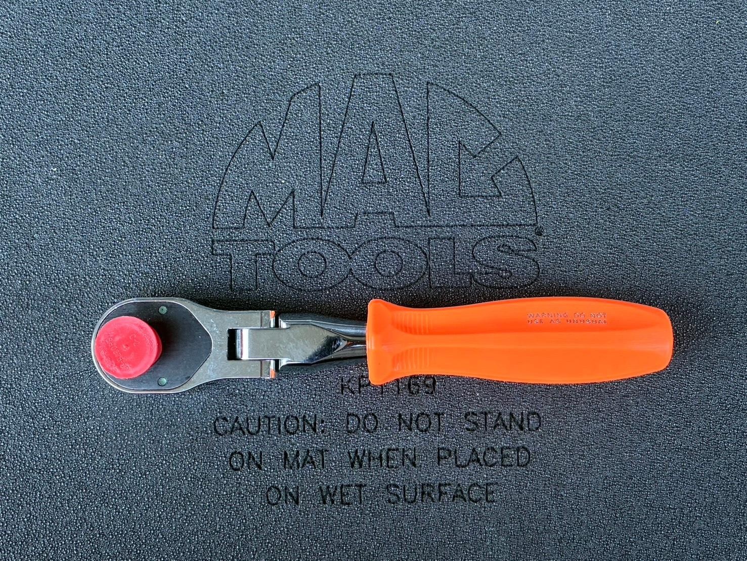 Rare Mac Tools 3/8dr Flex Ratchet XR1390AFPA ORANGE
