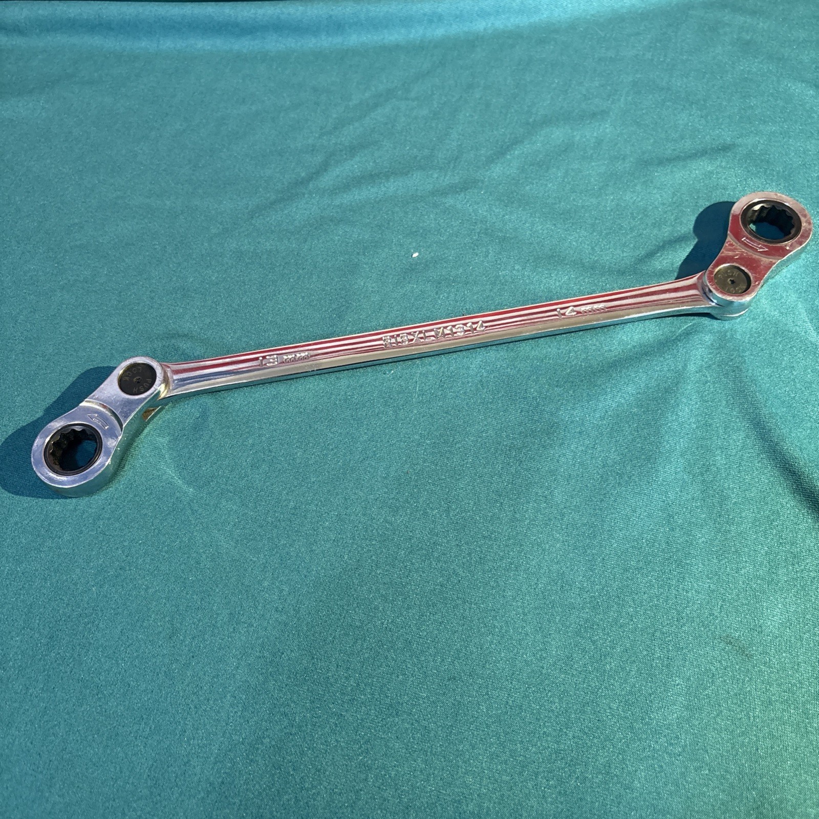 Matco Tools Ribxlm1314Double Box End Locking Ratcheting Wrench 13mm 14mm