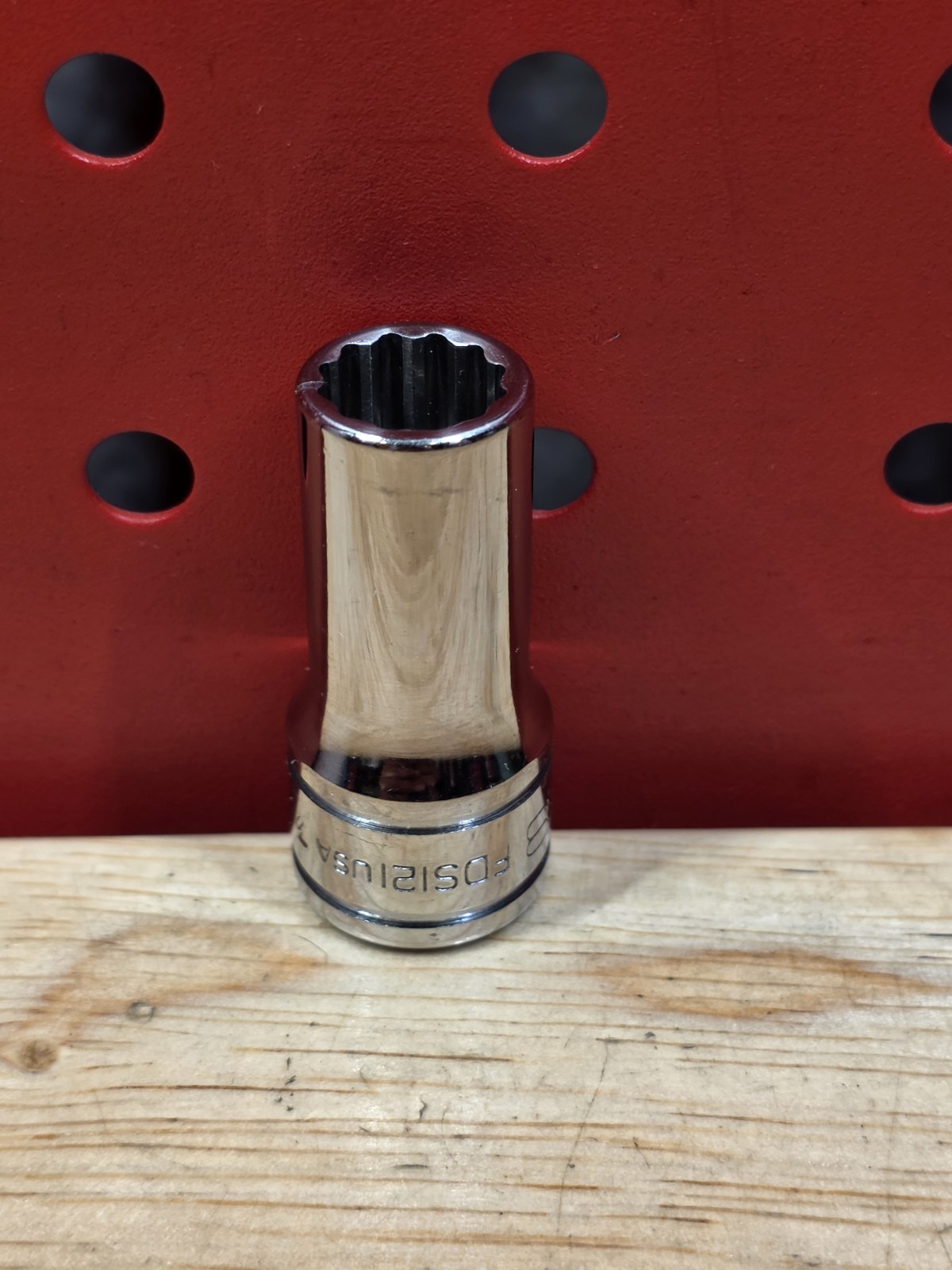 Snap-on Tools FDS121 3/8″ SAE 3/8″ Drive 12-Point Semi-Deep Chrome Socket