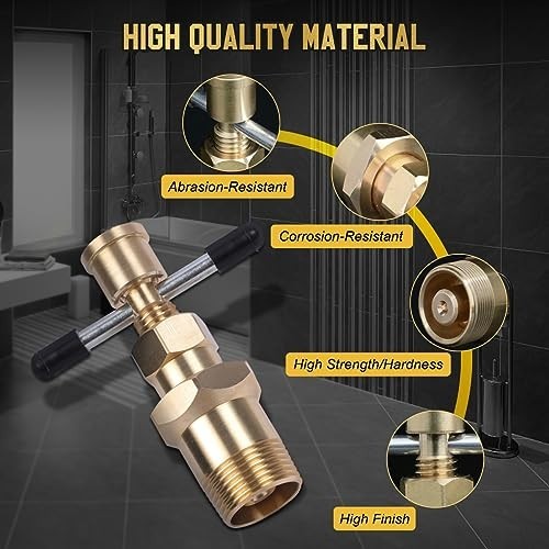 Corrosion-Resistant Olive Puller Tool for Brass Pipes NPT 1/2″ & 3/4″ – Easy Fer
