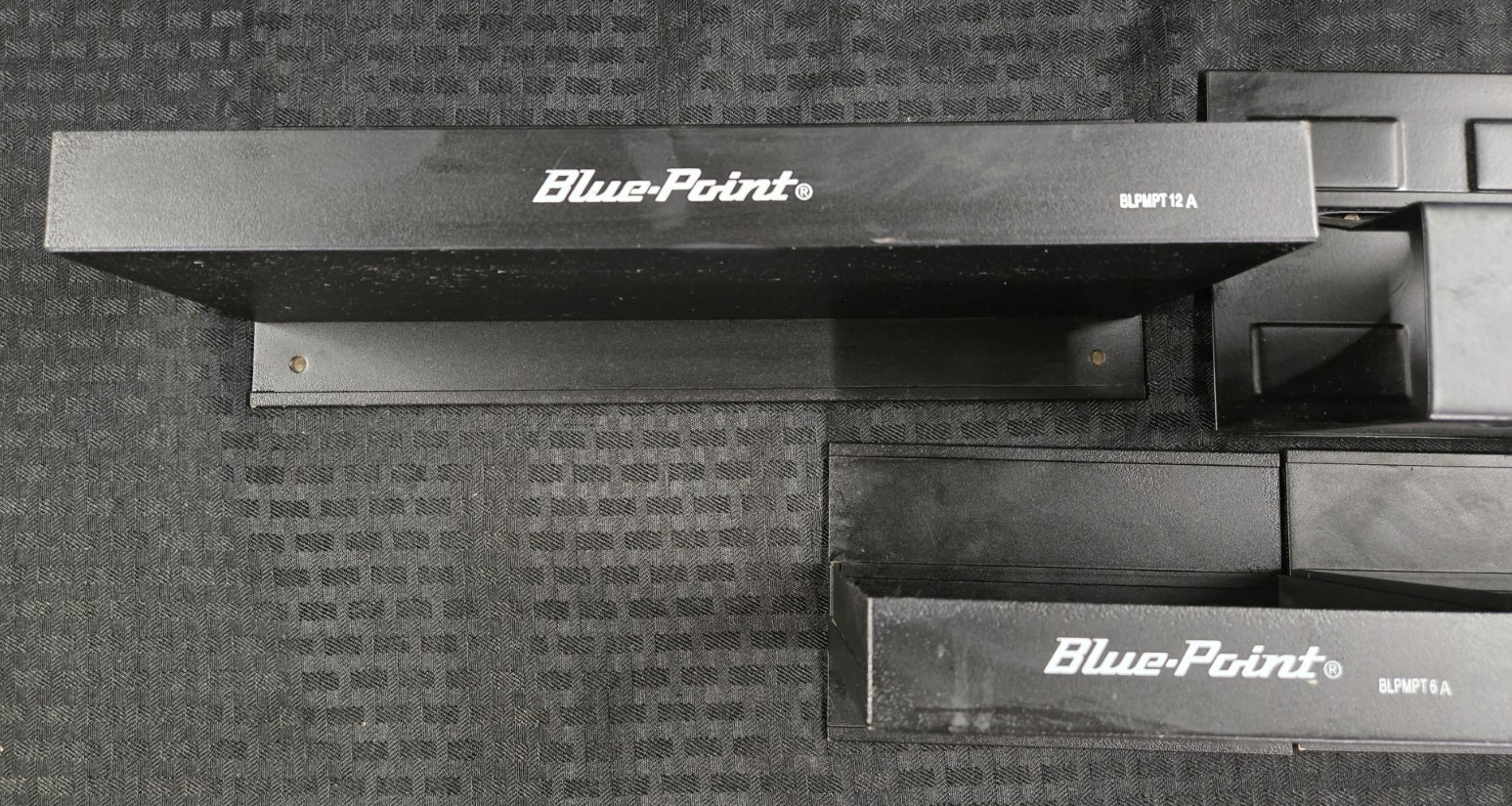 Set Of 4 Blue Point New Magnetic Trays #BLPMPT12A, 10A, 6A, + BLP3CANHLDRA-USED