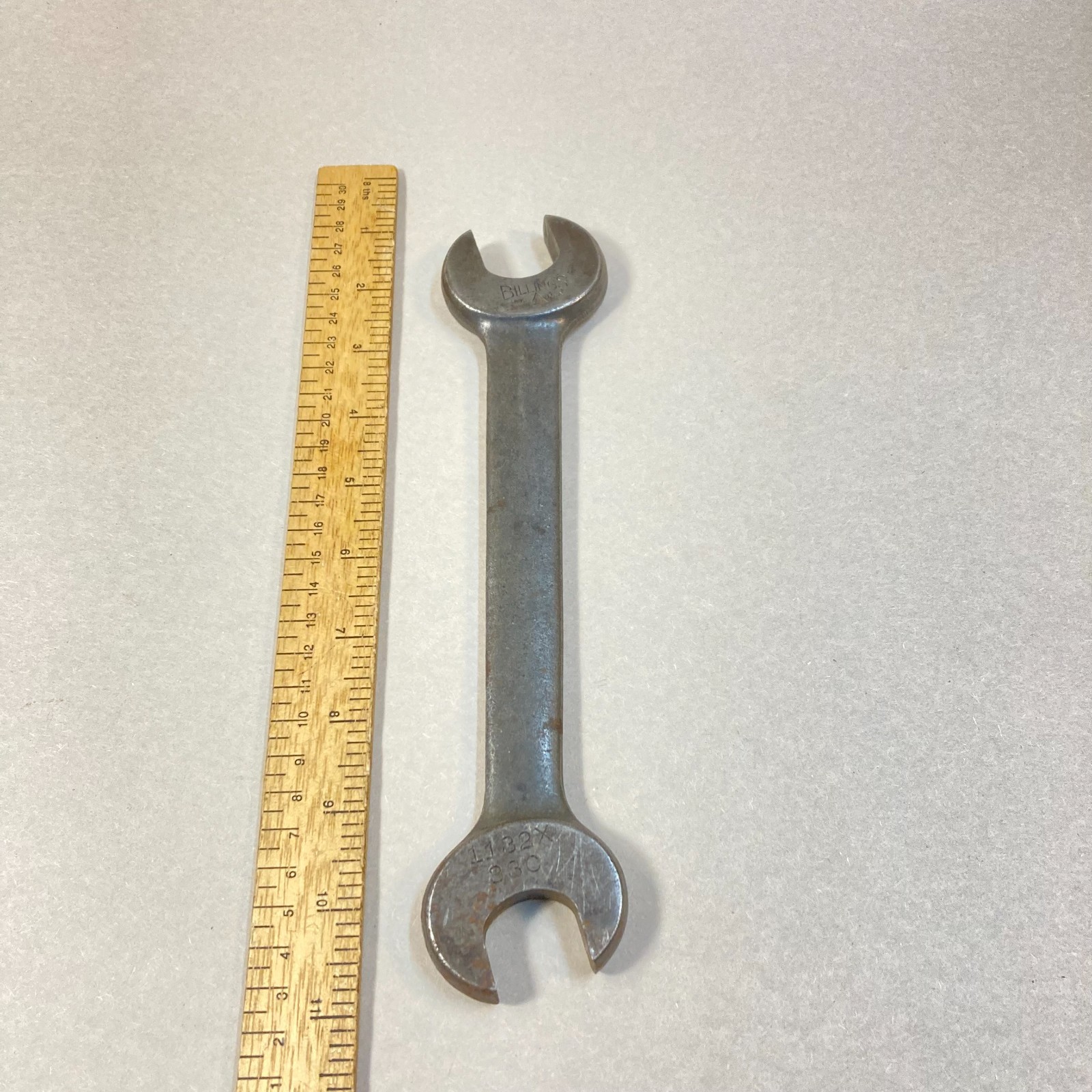 Billings Machinist Wrench Open End 1″-15/16″ Heavy Duty #1132X 33C USA
