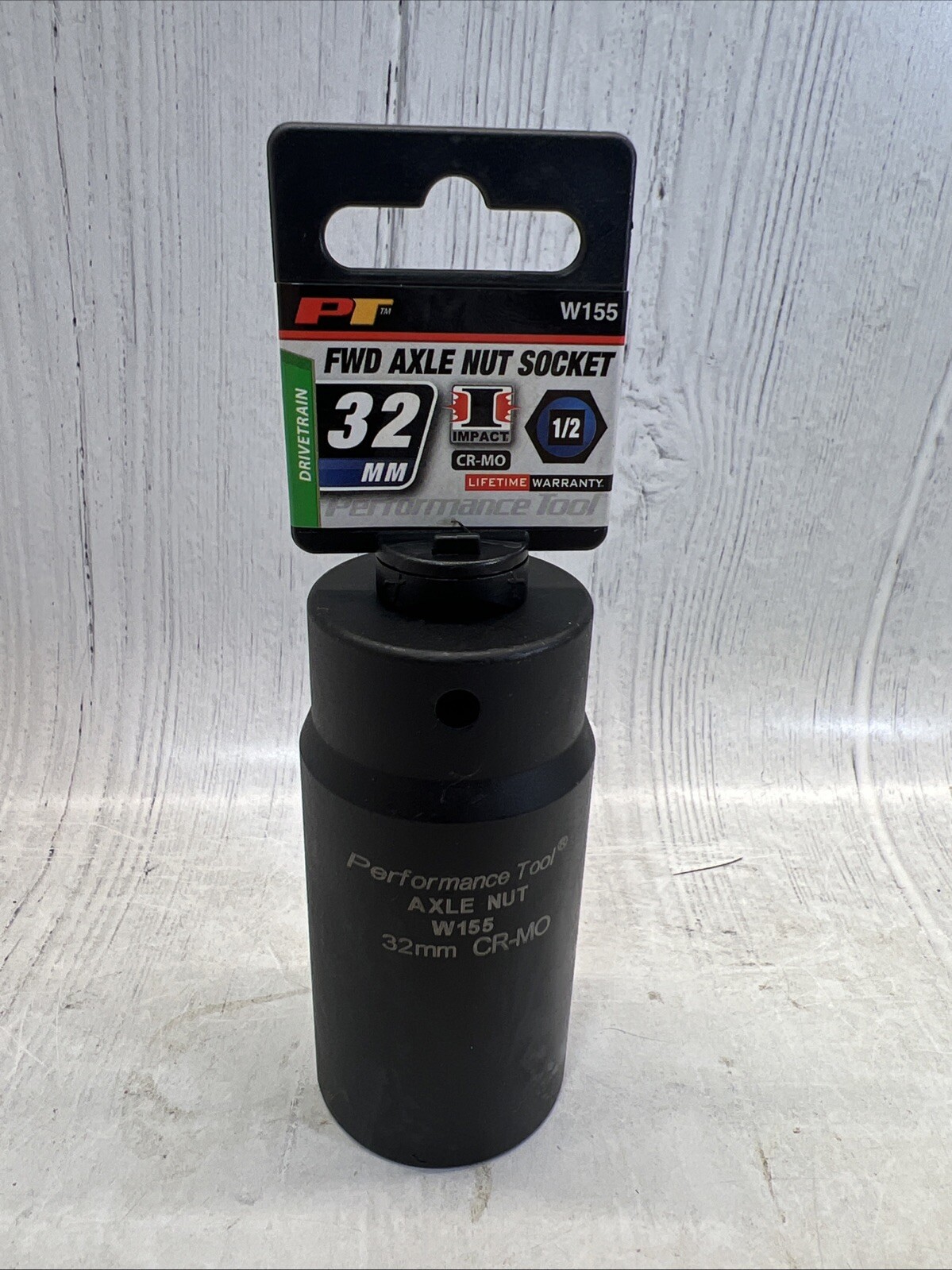 Performance Tool W155 FWD Axle Nut Socket 1/2” X 32 mm Socket