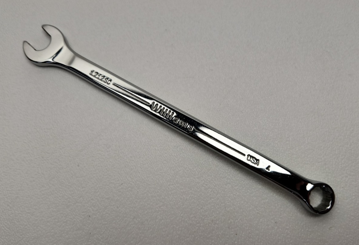 Williams SuperCombo Wrench 3/8″ – 1212SC Combination USA Made Vintage Tool Used