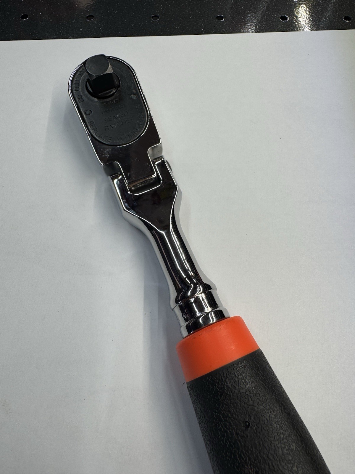 *Brand New* Snap On 3/8 Drive Cynergy Flex Head Ratchet Electric Orange FHF100O