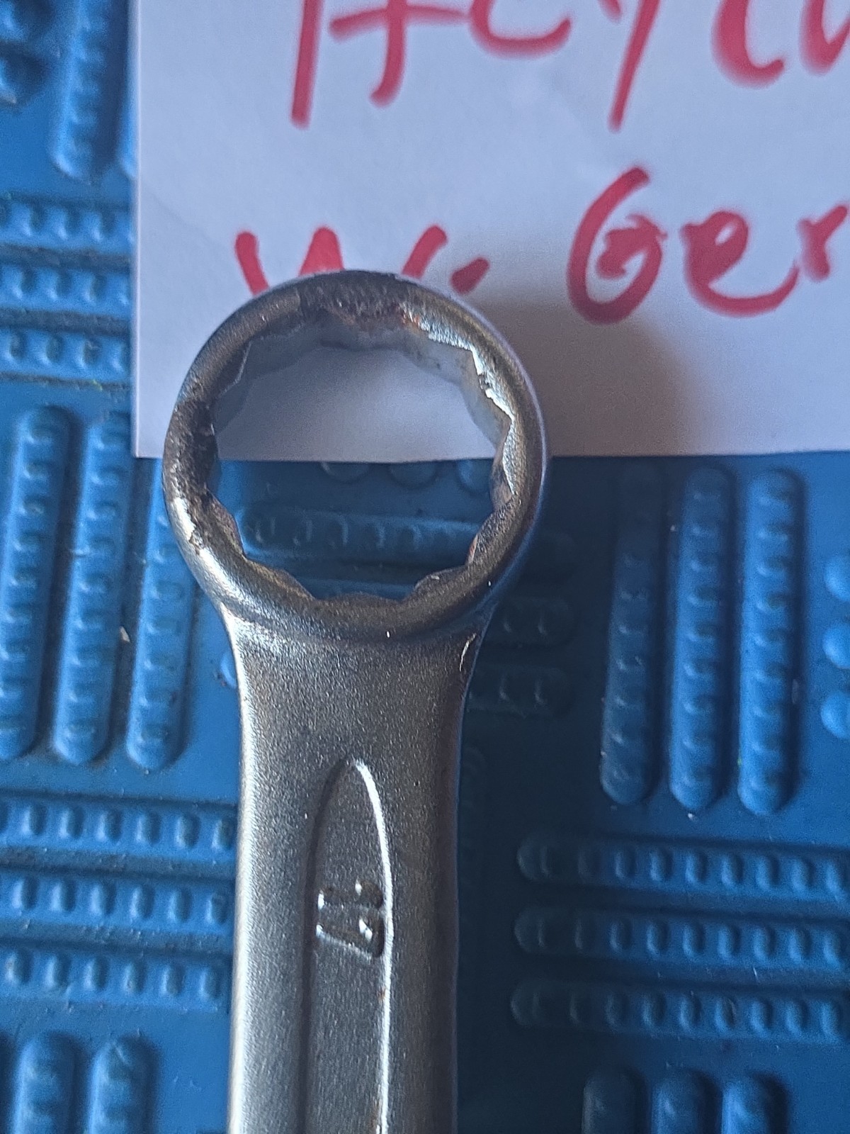 Heyco 450 BMW Tool Kit 17mm X 19mm Box End Wrench Ring Spanner W-Germany