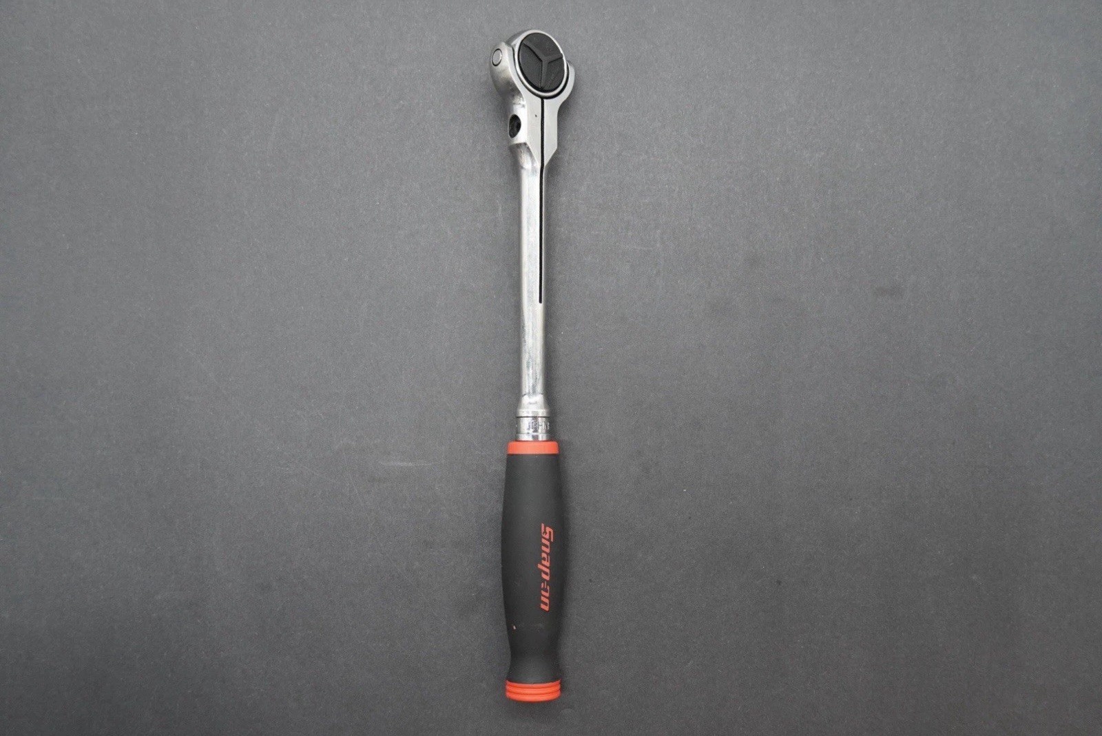 Snap On Ratchet 3/8” Drive Round Head Swivel Soft Grip Handle ( Red ) FHNF100