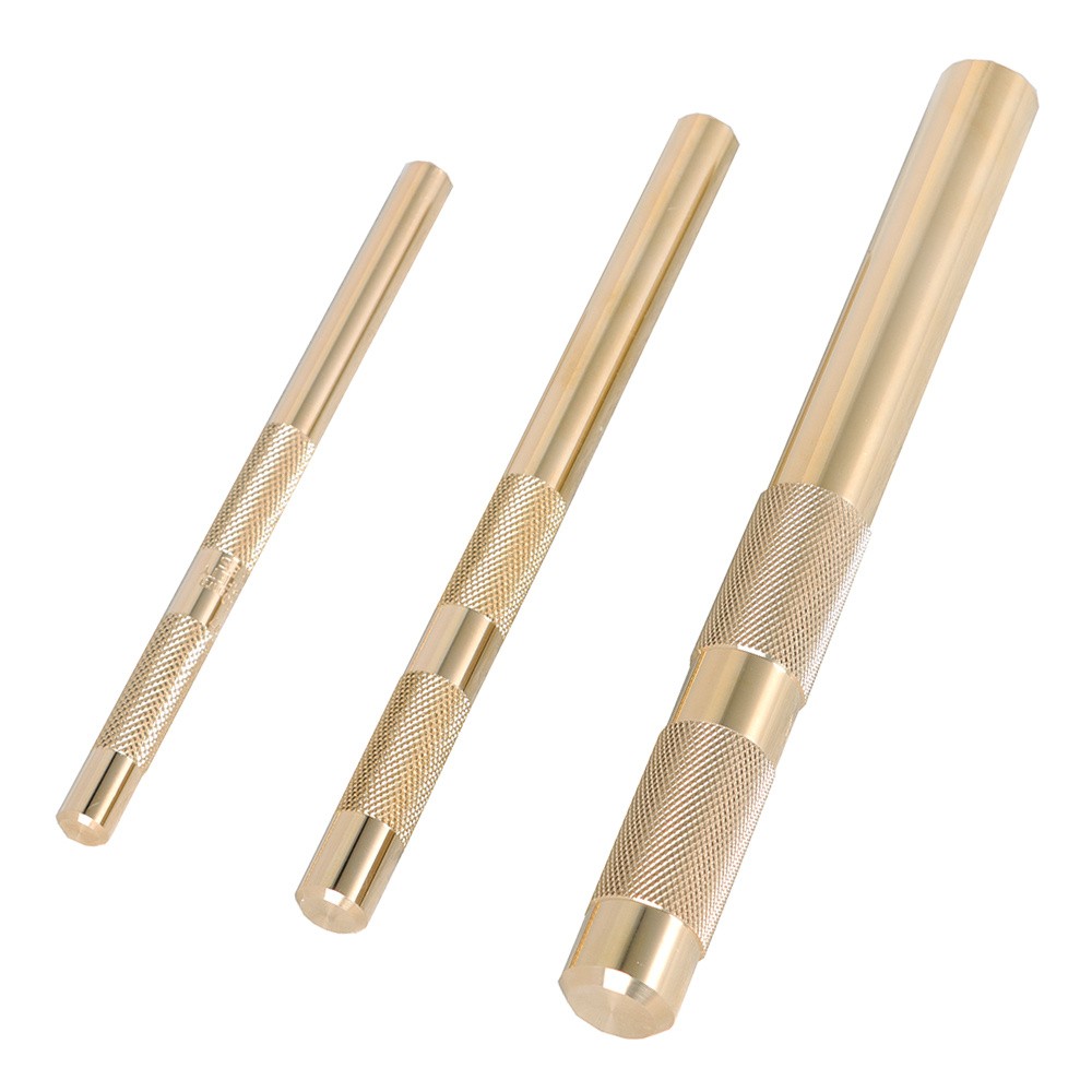 3× Brass Drift Punch Set 3/8″ to 3/4″ Replace for 61360