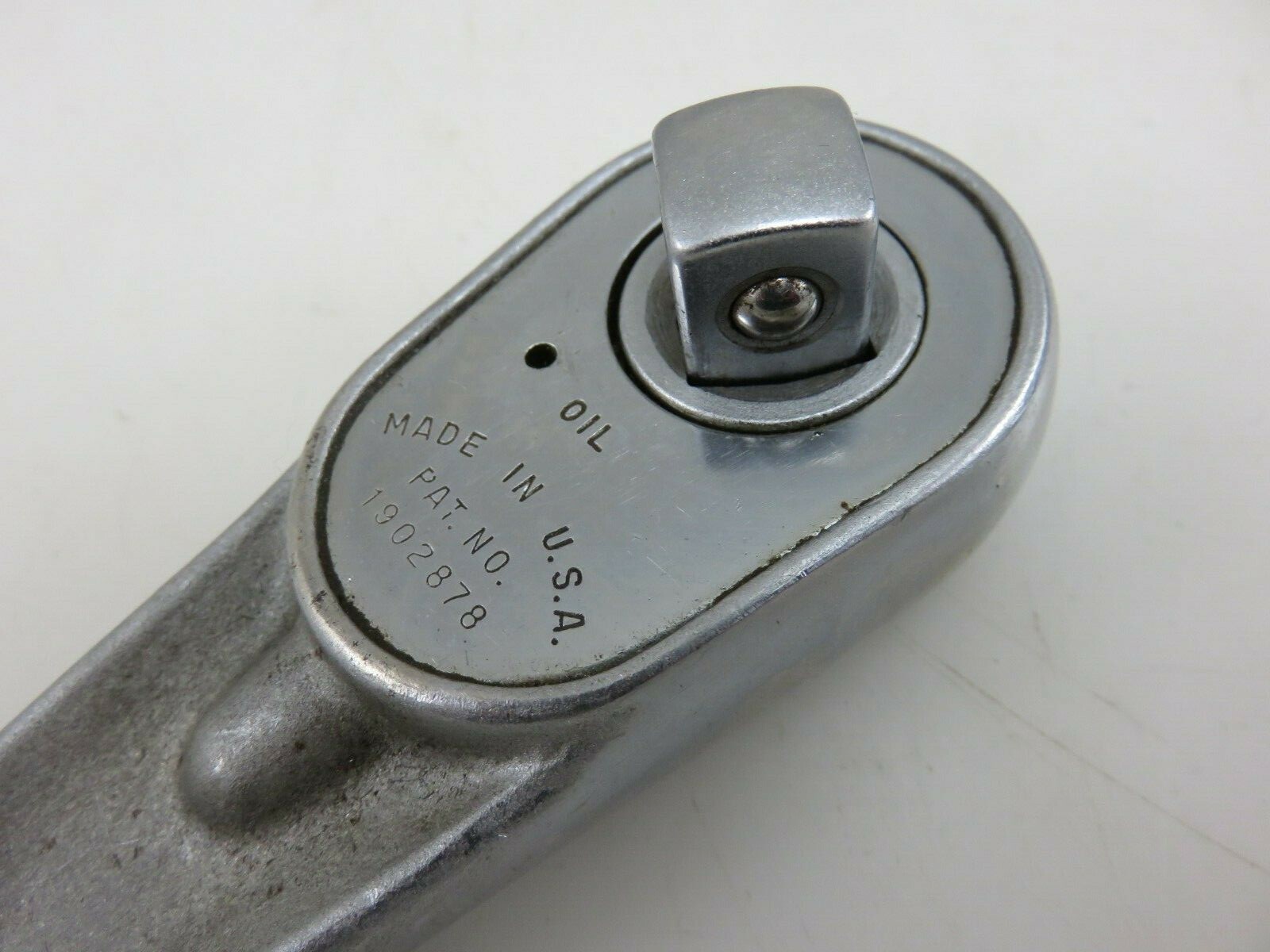 Indestro Super 3202R 1/2″ Dr. Push-Thru Drive Ratchet 9.25″ Long Vintage USA