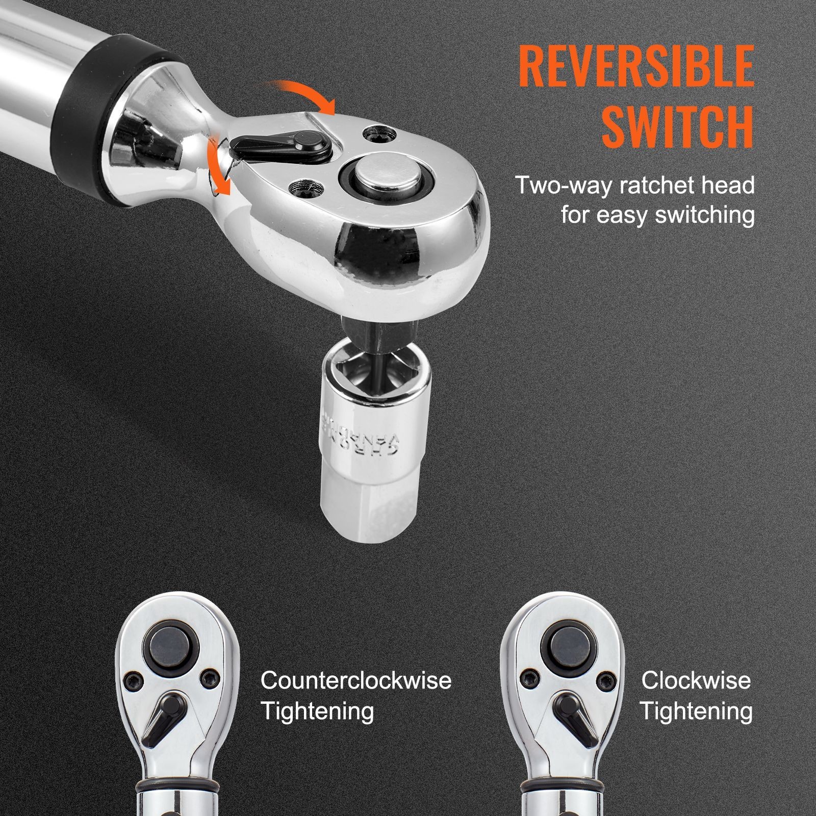 3/8 Drive Digital Torque Wrench 3.7-37ft.lb ±2% Accuracy