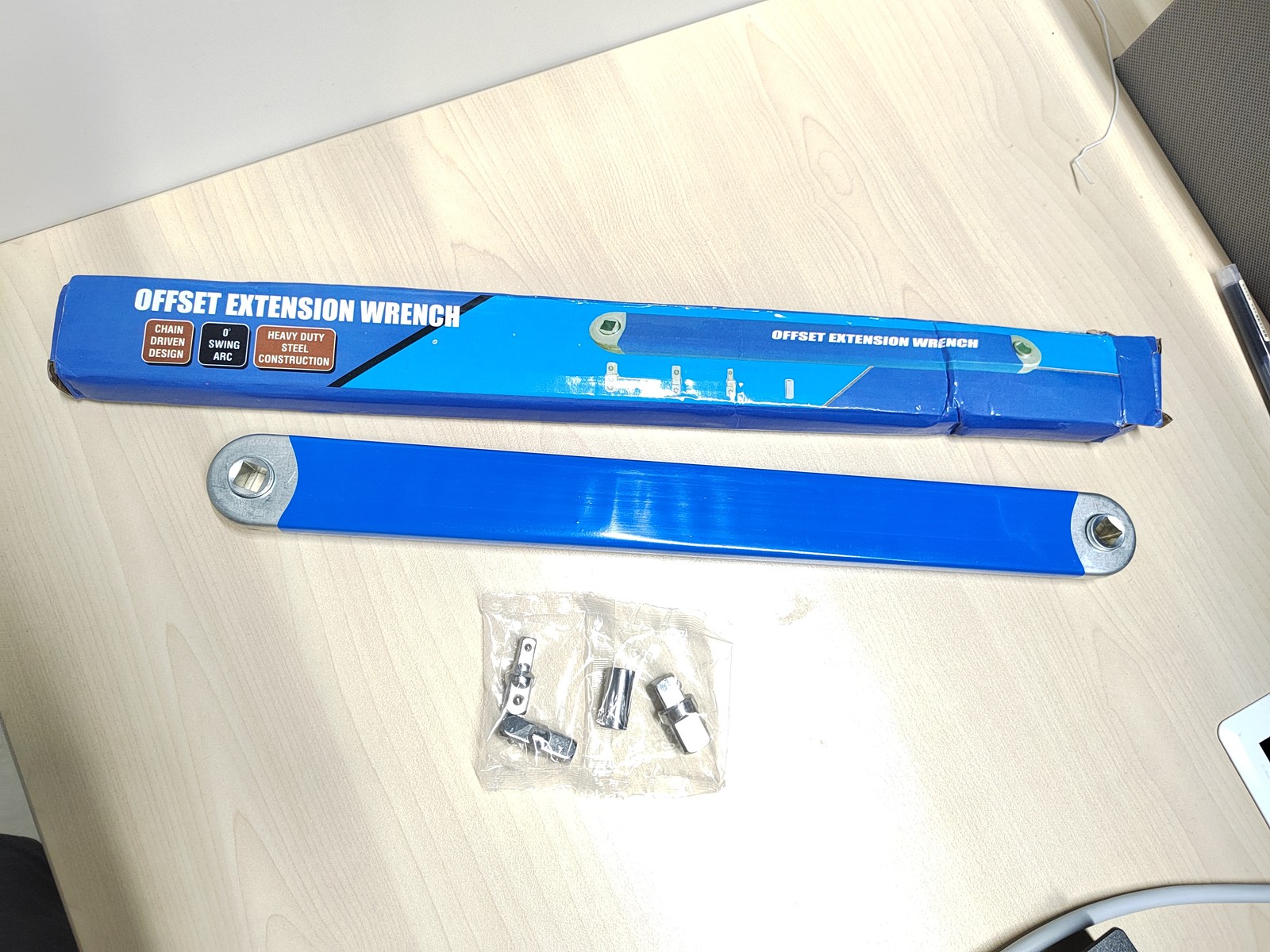 Ratchet Spanner Wrench Offset Extension Set 1/4 3/8 1/2 Inch Drive Metric