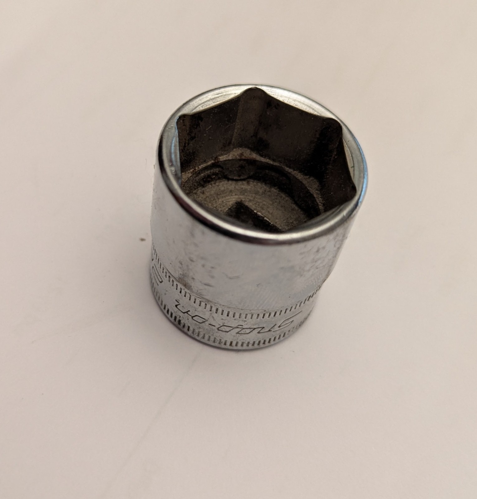 Snap-On Tools USA 3/8 Drive 22mm Metric 6 Point Shallow Chrome Socket FSM221