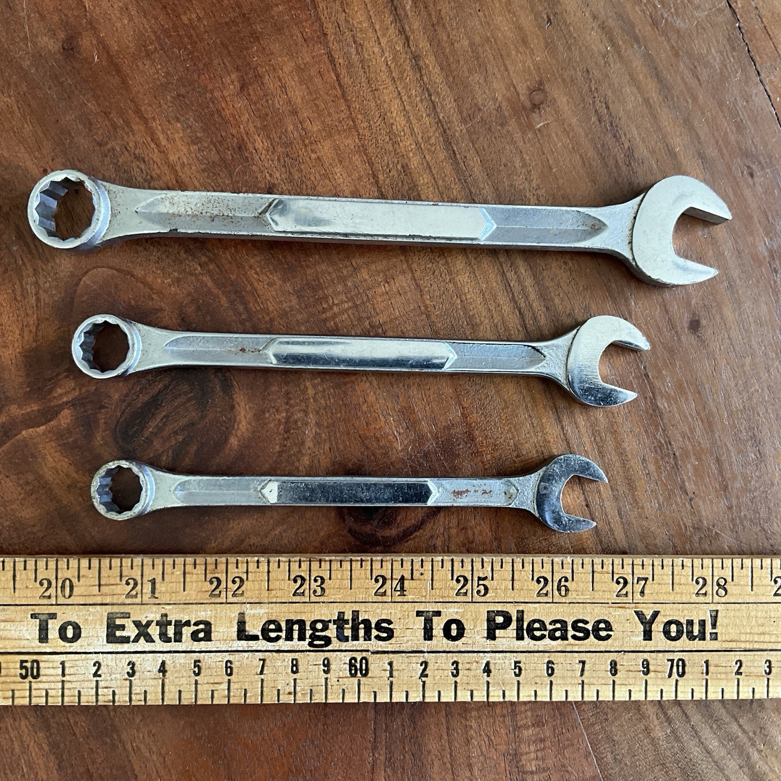 Vintage Thorsen Combination Wrench Set 13mm 14mm 17mm Made in the USA 12 Point