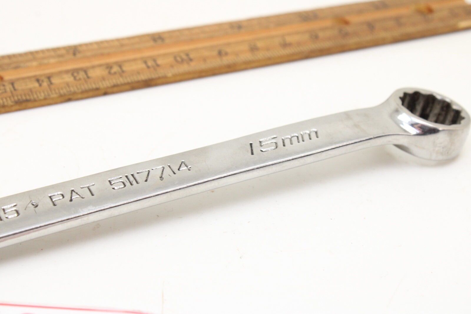 Snap on SOEXM15 15mm 12 Point Metric Chrome Flank Drive Combination Wrench USA