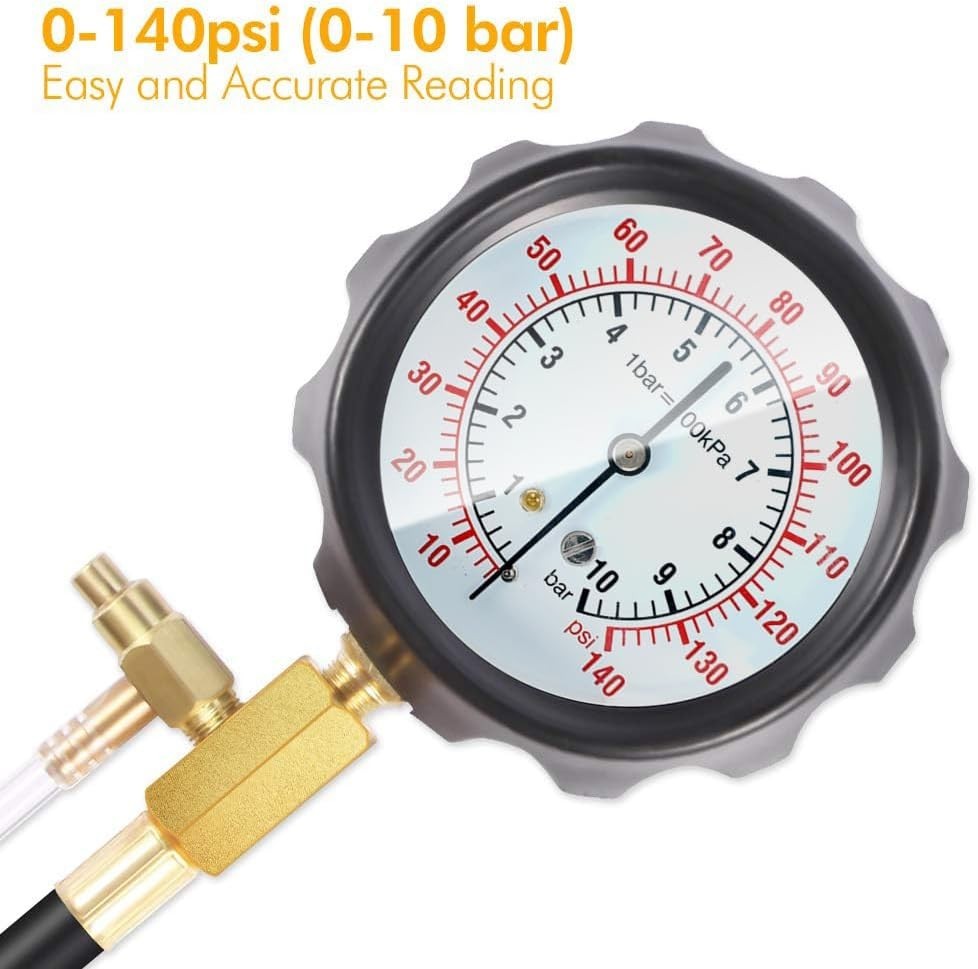 Kit de herramientas para auto (Master) para probador de presión de bomba de inye