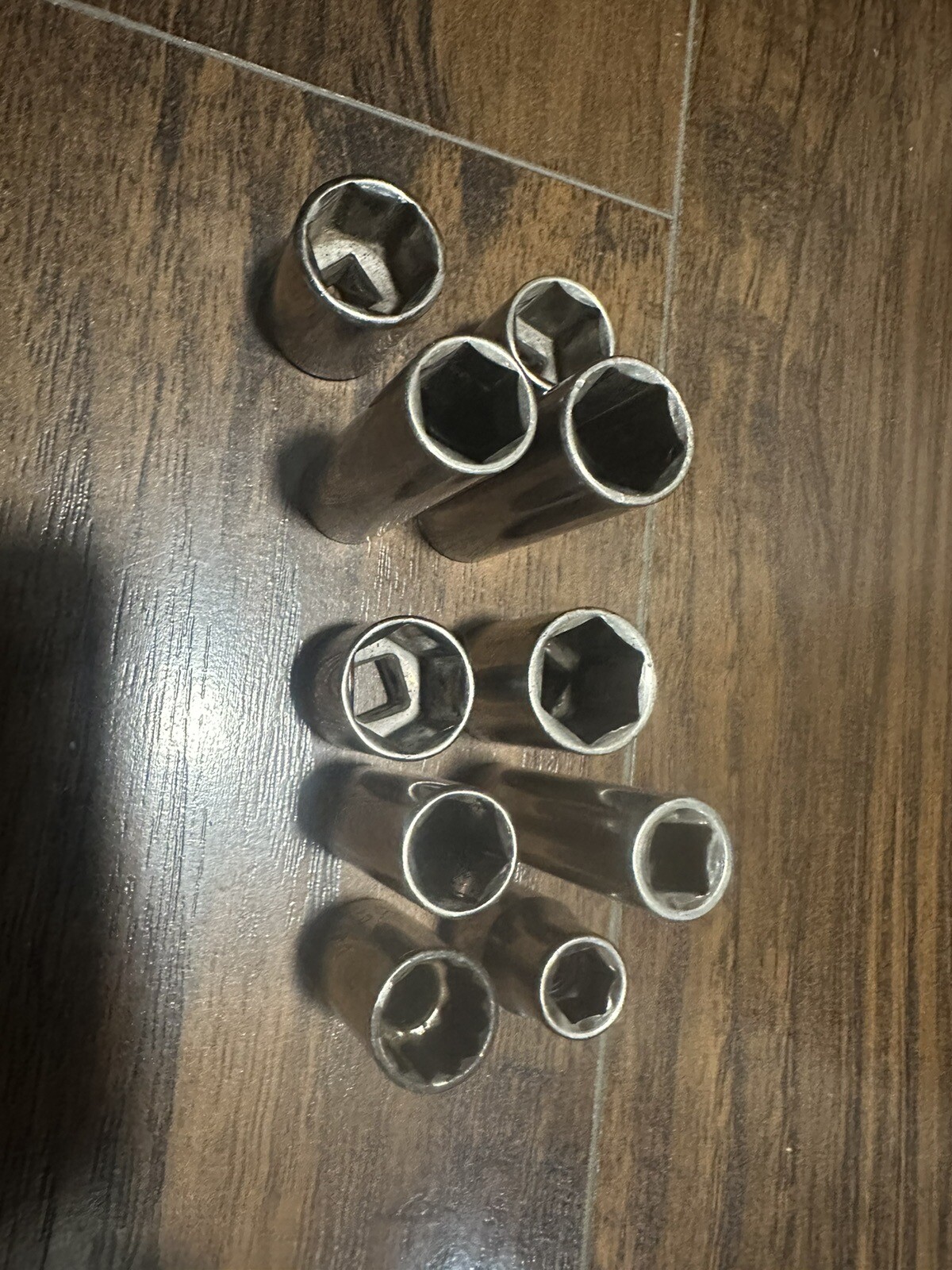 Craftsman USA assorted sockets total 10 vintage