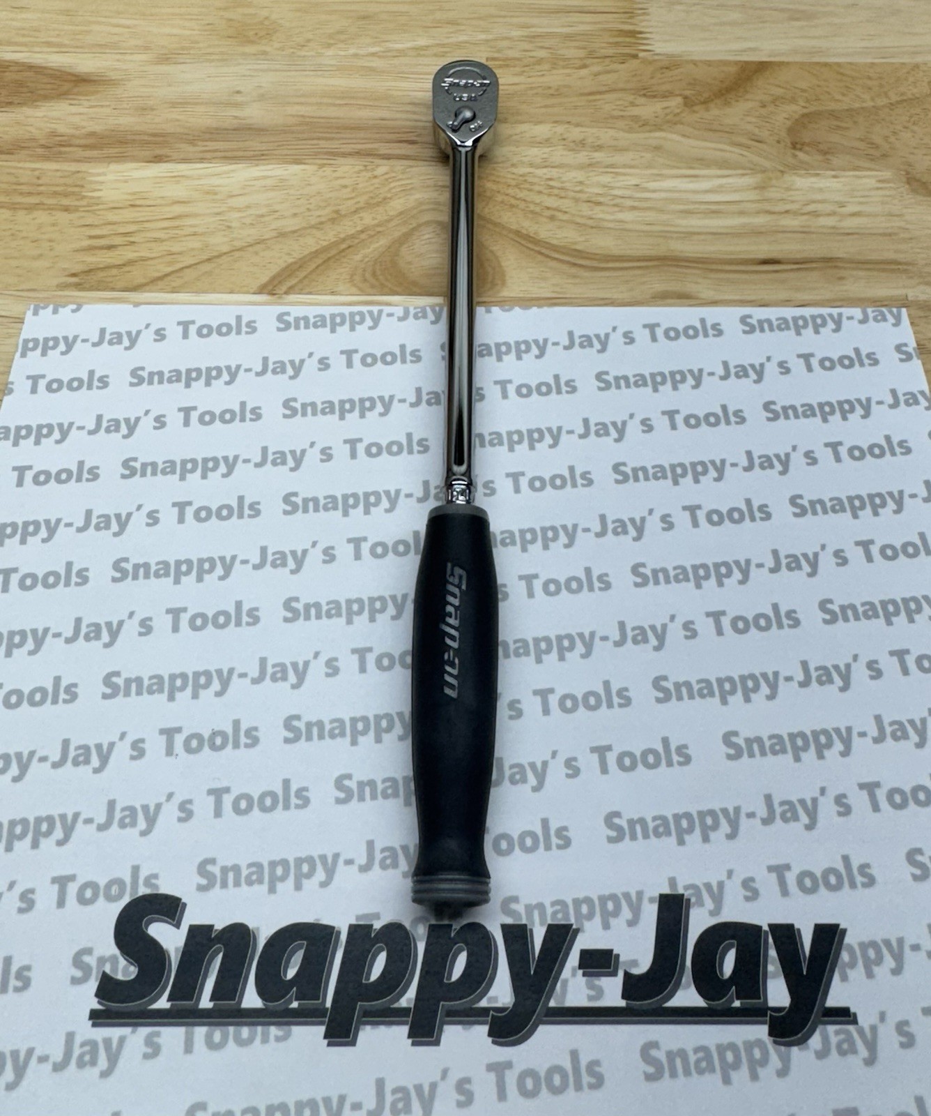 Snap-on Tools USA NEW 1/4″ Drive DARK TITANIUM Soft Grip Long Ratchet THLL72DT