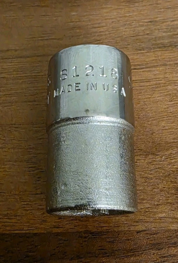 Billings Vitalloy S1218 Socket 9/16″ 12-Pt 1/2″ Drive Vintage USA Made