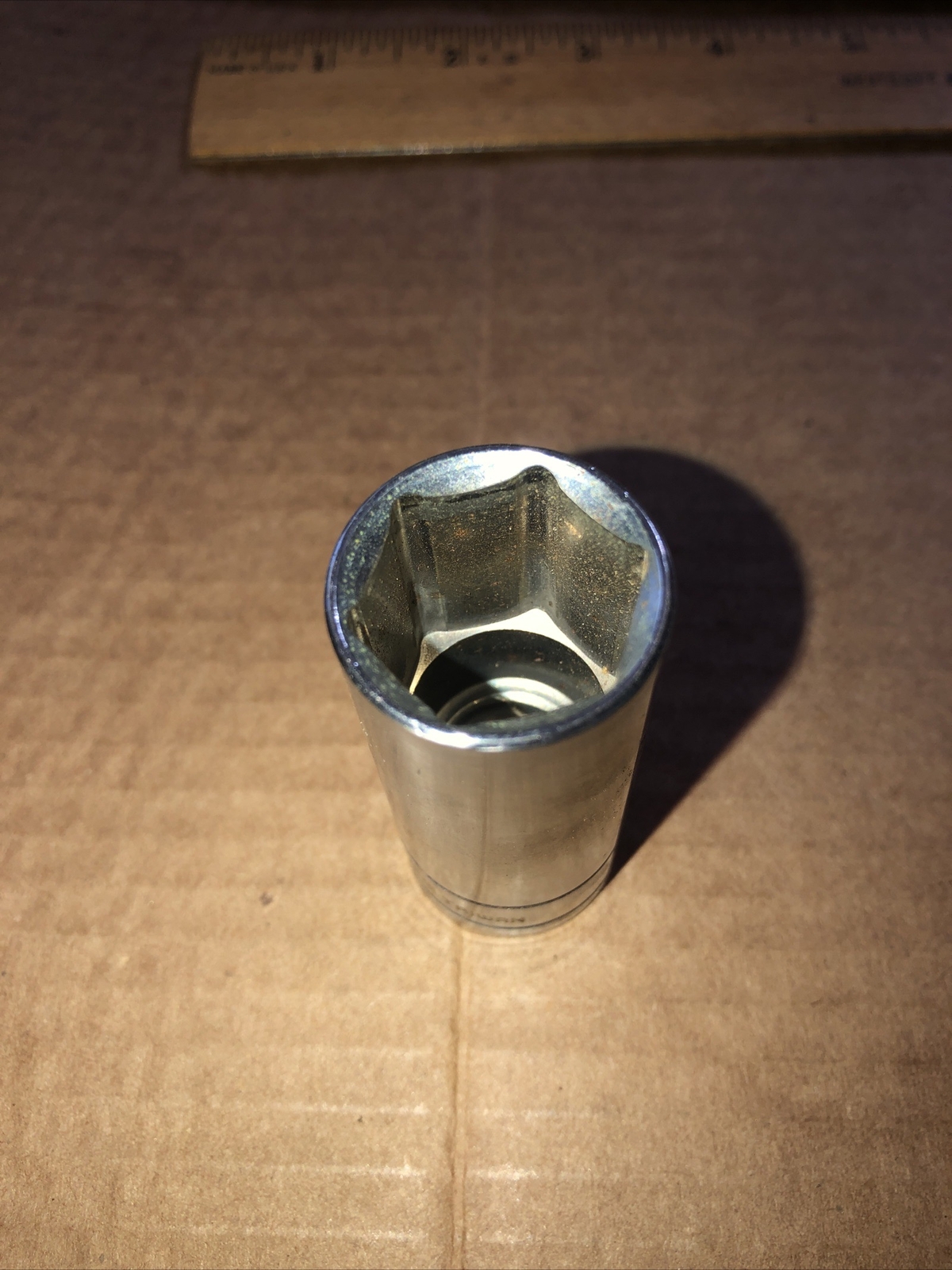 Great Neck 21mm 3/8″ Drive 6pt Deep Chrome Socket Minor Rusting See Photos !