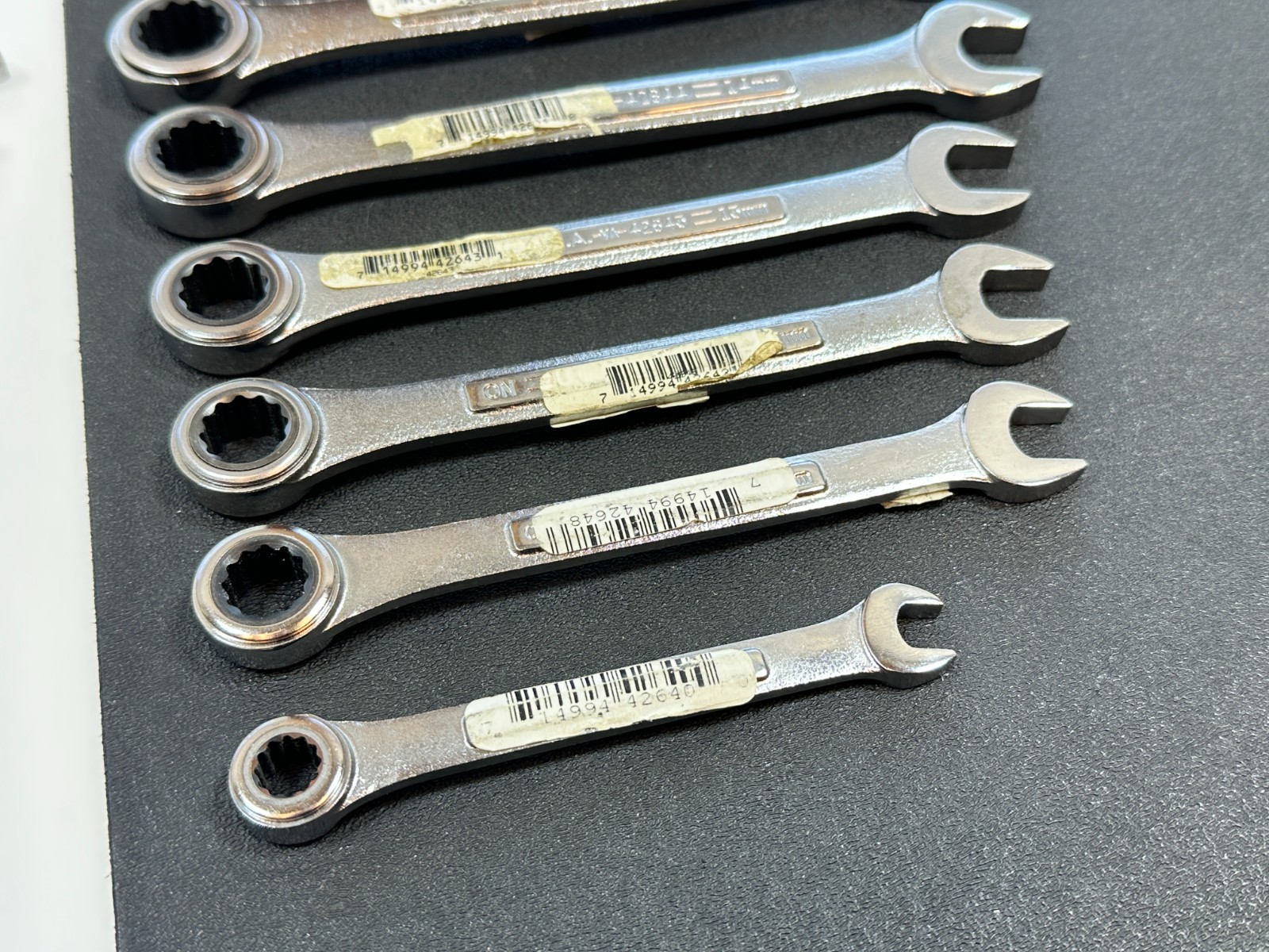 🇺🇸 Craftsman USA 12pc RATCHETING SAE 3/8-3/4 & Metric 8-15mm Wrench Set (NOS)