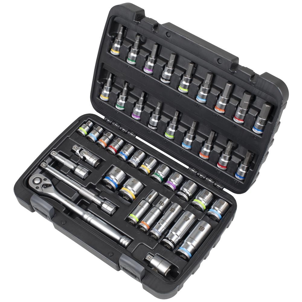 Sealey Premier 42 Piece 3/8″ Drive Socket and Socket Bit Set