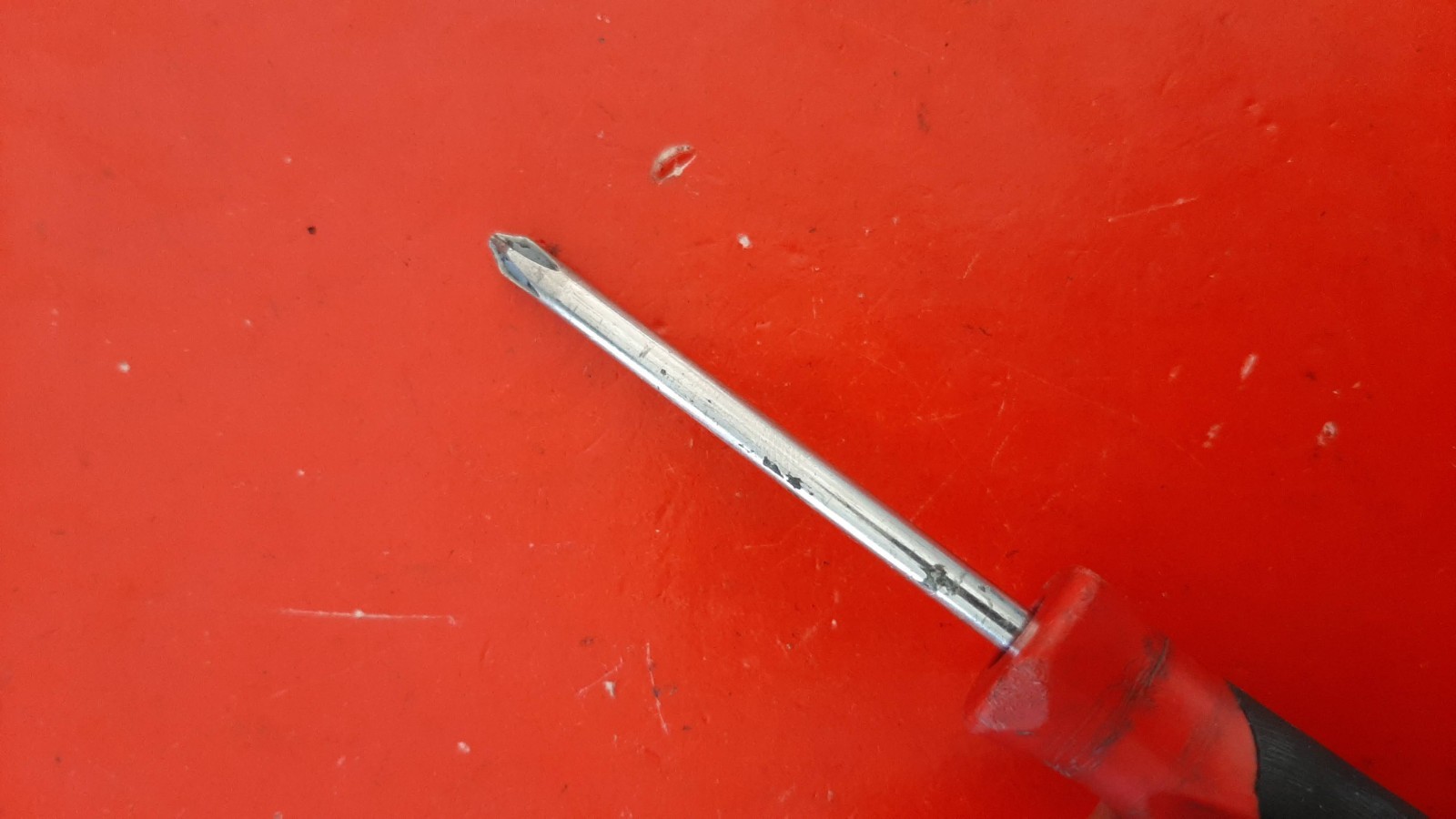 Snap-on Tools SGDP301B No. 1 Phillips Instinct Red Soft Handle Screwdriver READ