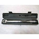 Torque Wrench 1/2″ Clicker Type 20-150 Ft Lbs in Blow Molded Storage Case