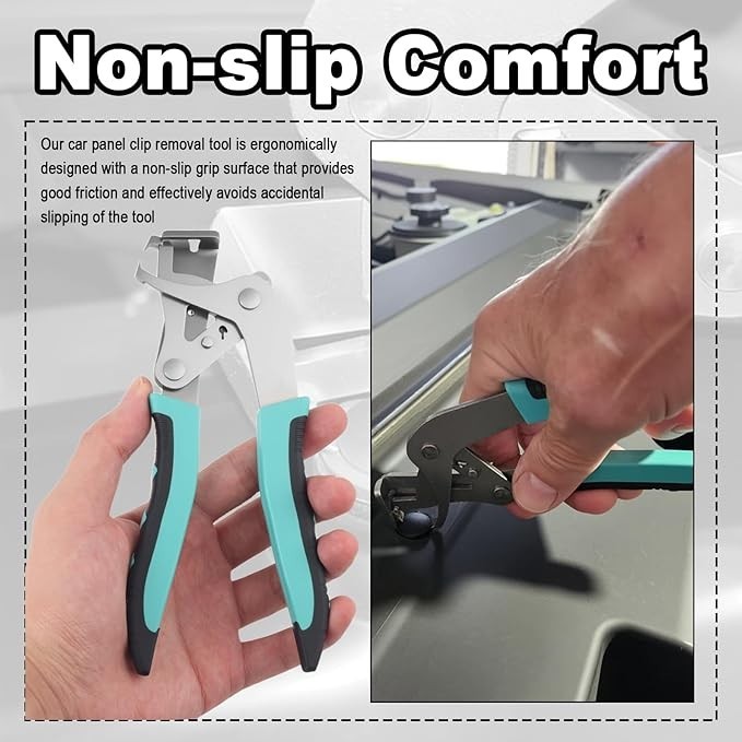 Heavy-Duty Car Clip Plier Trim Tool Fastener Removal Lever Disassembly Snap Tool