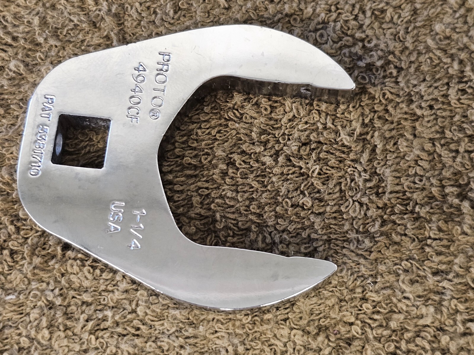 Proto Crowfoot Open End Wrench 1-1/4″ 4940CF 3/8″ Drive USA