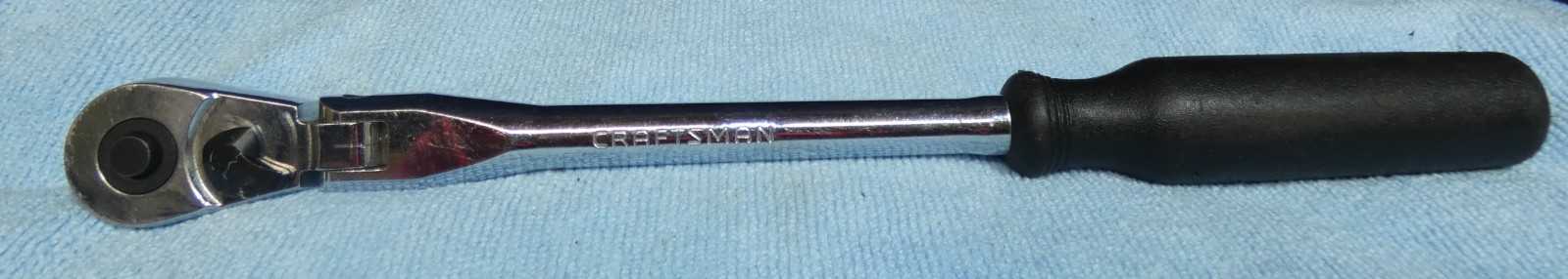 Craftsman 3/8″ Flex Head Quick Release Ratchet Black Ergo Handle 44836 L-AB #BP