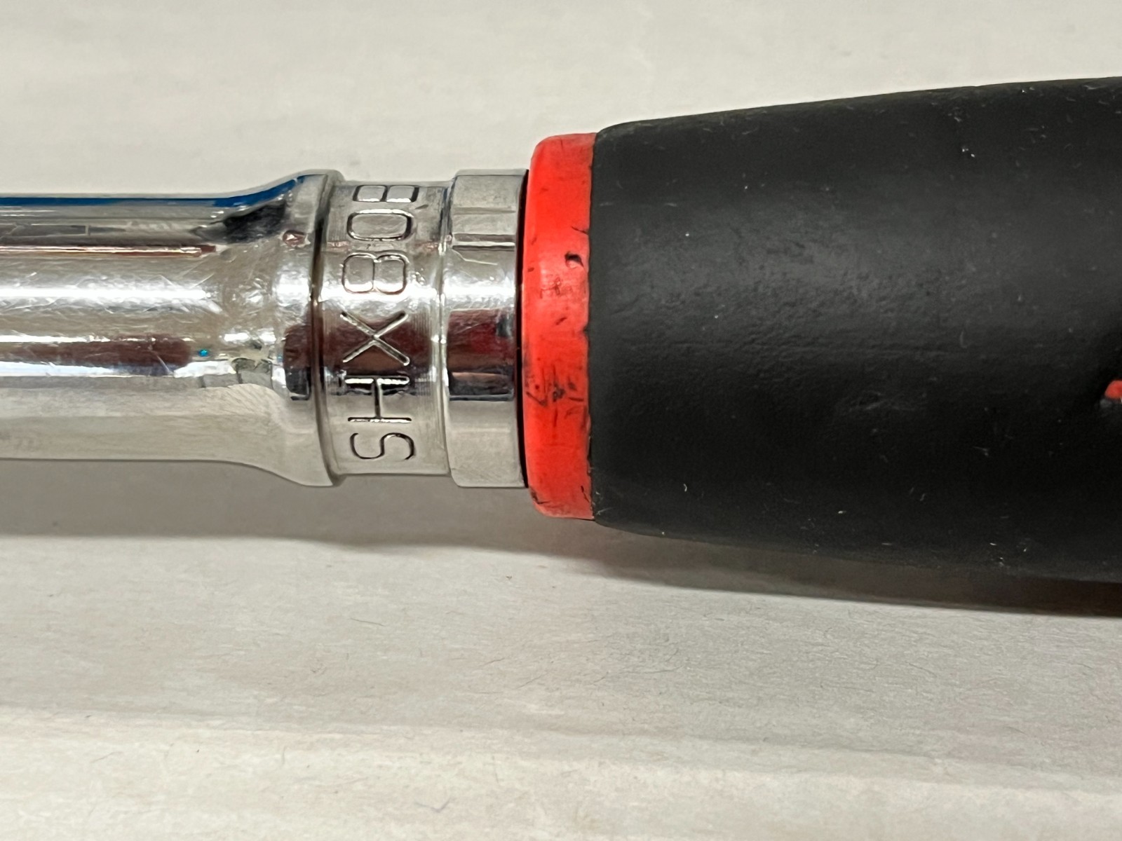 Snap On Tools used SHX80B 1/2″ Drive Soft Grip Handle Locking Flex Head