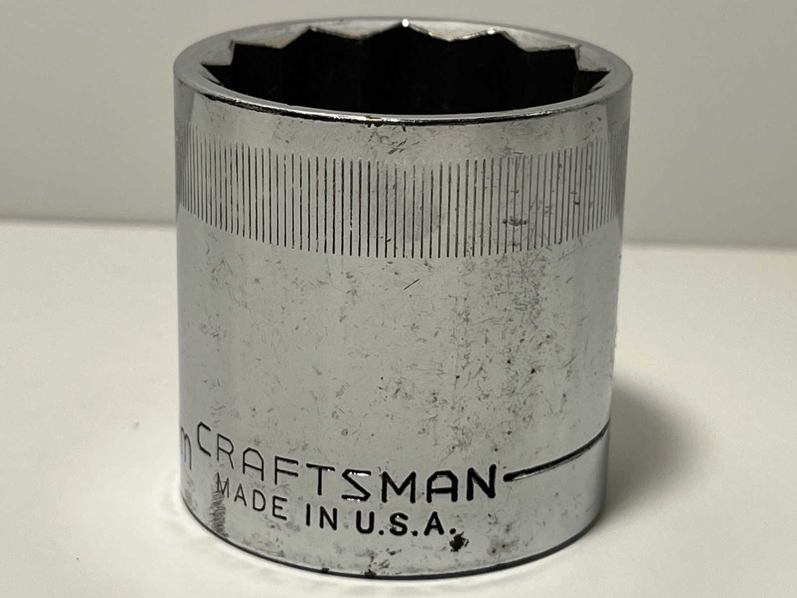 CRAFTSMAN 36mm Socket 12Pt CMMT 44248 Metric 1/2″ Drive Chrome Made in USA