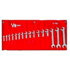 V8 Tools 816 16pc Angle Head METRIC Wrench Set