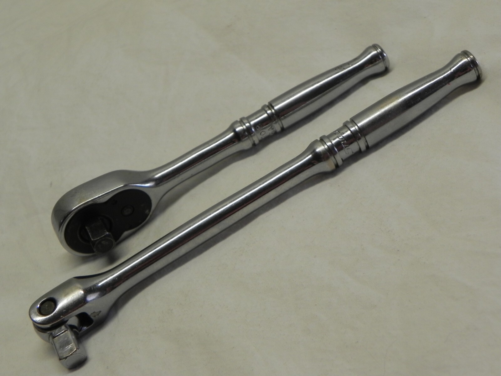 Snap-On TM70B & TM10F 1/4» Drive Ratchet & Breaker Bar Set