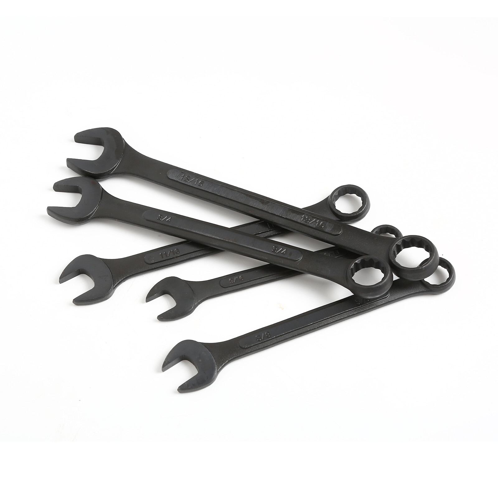 16pcs Combination Wrench Set SAE 1/4″ to 1-1/4″ with Roll Up Pouch Raised Panel